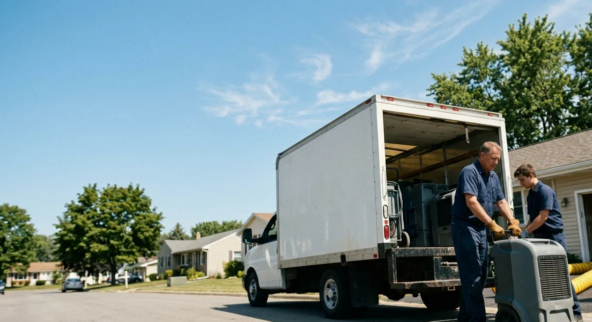 Water Damage Cleanup in Saint Anne, IL near me